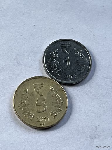 Индия 2 монеты