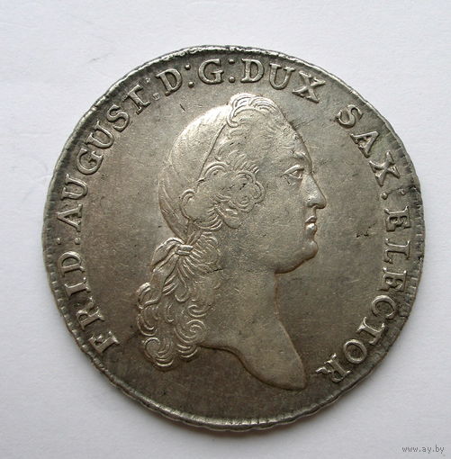 Талер 1775г. Фридрих Август. Саксония. UNC-.