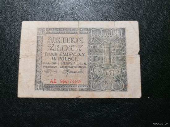 Польша 1 злотый 1941