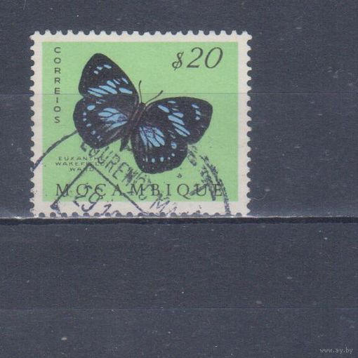 [217] Португальский Мозамбик 1953. Фауна.Бабочка.0,20 э. Гашеная марка.