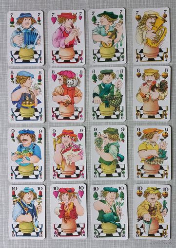 Игральные карты Германия ГДР 32 шт.