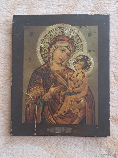 Икона Тихвинская Пресвятая Богородица.