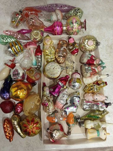 Ёлочные игрушки СССР  В Реставрацию