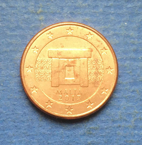 Мальта 1 евроцент 2017
