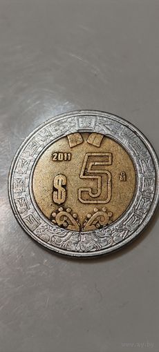 Мексика 5 песо 2011
