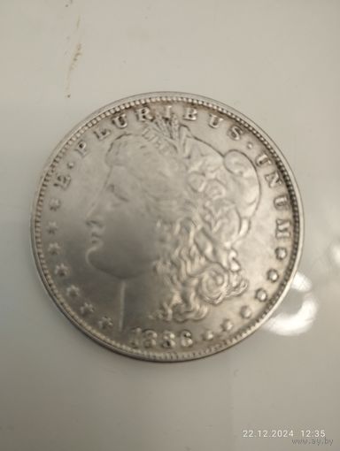 1 доллар 1886г.