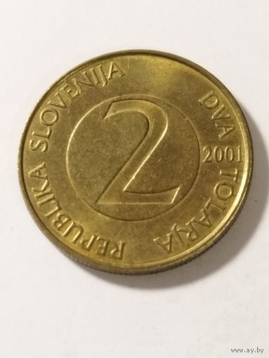 Словения 2 товара 2001