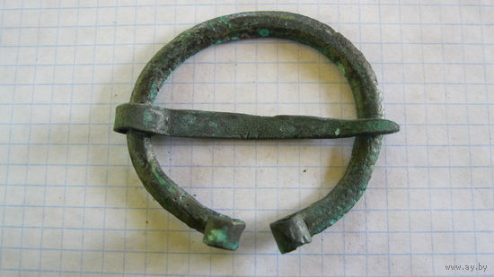 Фибула. Бронза, литье.
