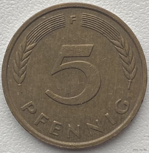 Германия 5 пфеннигов 1978 г. F