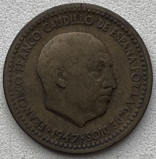 Испания 1 песета 1947 г.