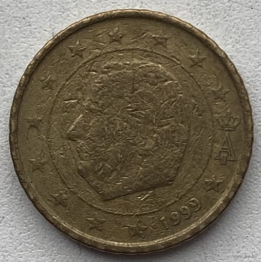 Бельгия 50 евроцентов 1999 г.