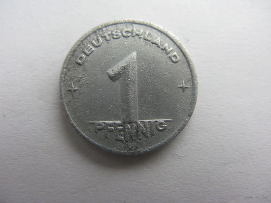 ГДР 1 пфенниг  1949