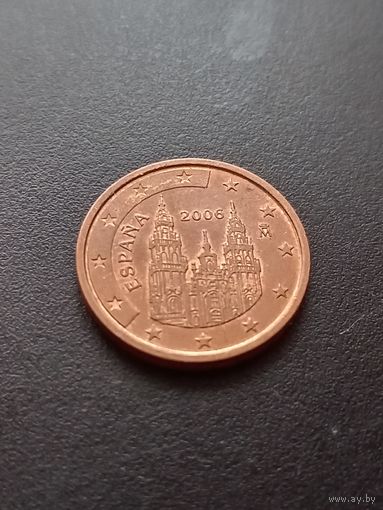 Испания 2 евроцента 2006 г.