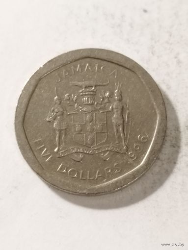 Ямайка 5 долларов 1996