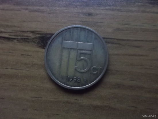 Нидерланды 5 центов 1998