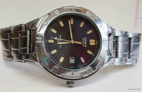 Часы "Casio" корпус и браслет нерж.сталь