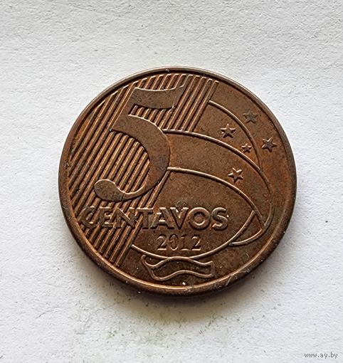 Бразилия 5 сентаво, 2012