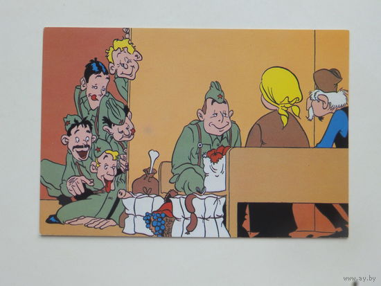 Югославия юмор 1980-е  9х14,5 см