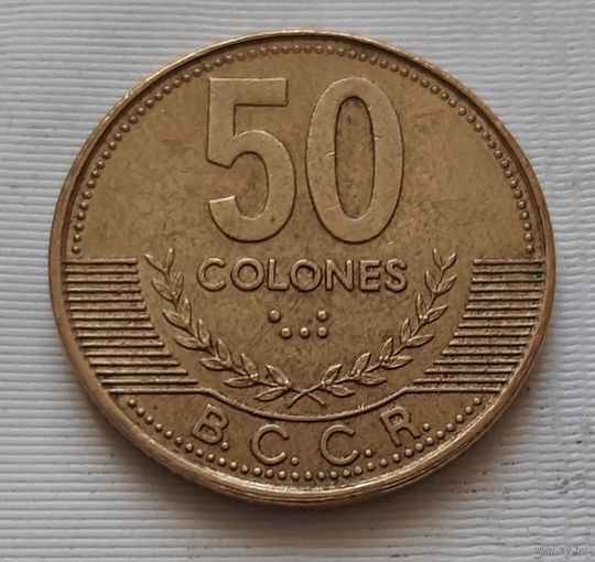 50 колон 2002 г. Коста-Рика