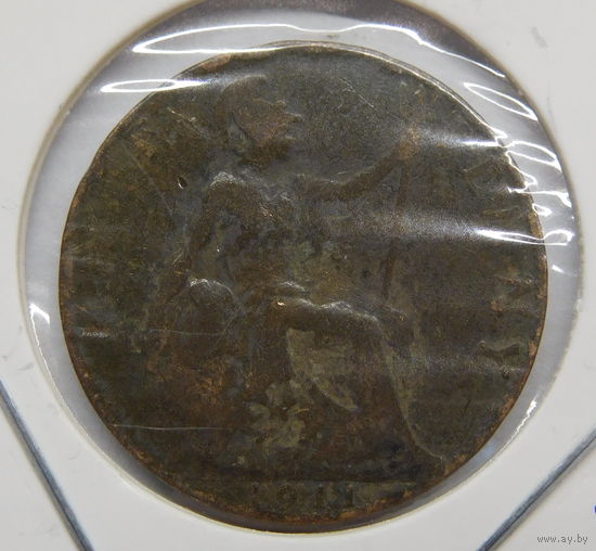 Великобритания 1/2 пени 1911 г