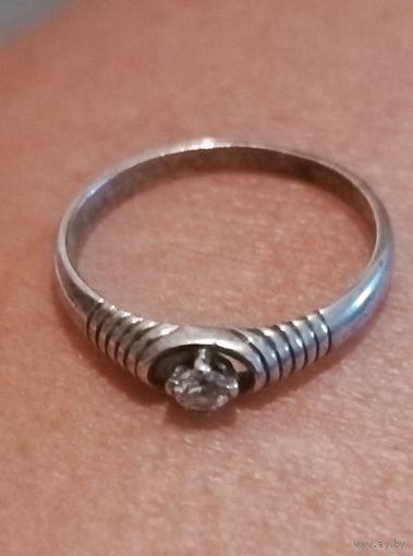 Редкое! Кольцо СССР 925 проба (Звезда), Винница 1990 г. Экспортная серия.