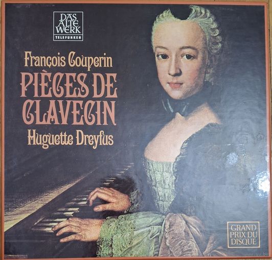 Francois Couperin, Huguette Dreyfus – Pieces de Clavecin (4LP)