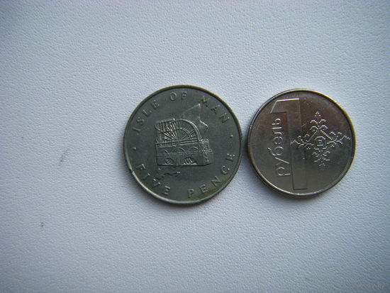 Остров Мэн 5 пенсов 1976г.