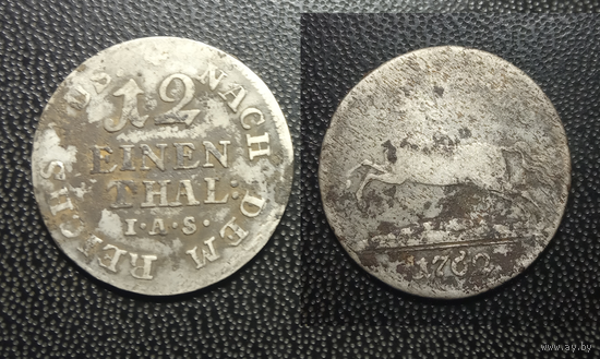 1/12 талера 1762. Герцогство Брауншвейг