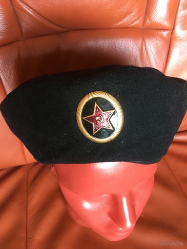 Шерстяной  берет морского пехотинца СССР! В идеале!!!  отсюда  и  цена!