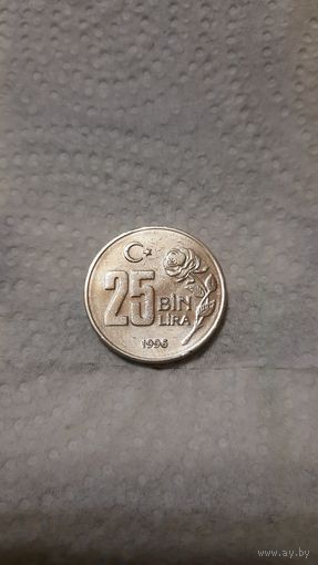 Турция 25.000 лир, 1996г.