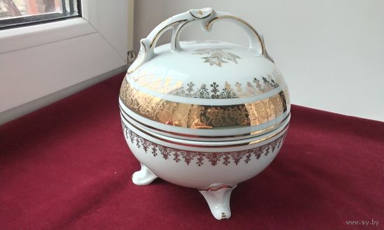 Бонбоньерка, конфетница, шкатулка, фарфор, Германия