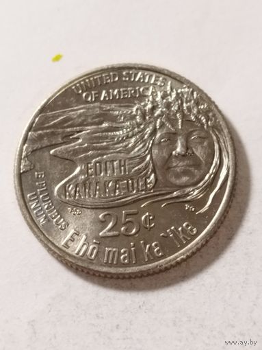 США 25 центов "Американские женщины - Эдит Канакаоле" 2023