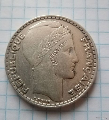 Франция 20 франков 1933 г