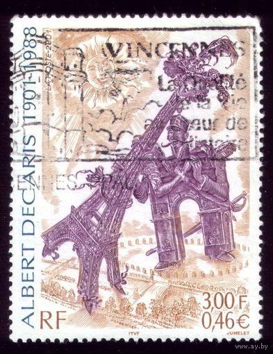 1 марка 2001 год Франция 3571