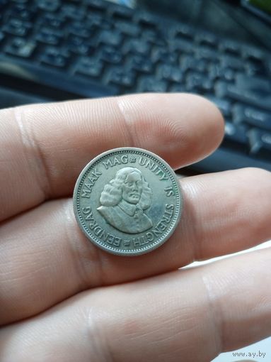 ЮАР 10 центов 1963 серебро