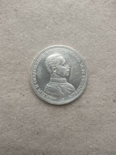Германия Пруссия 5 марок 1913 г. Серебро. Хорошие!!!