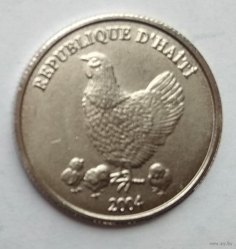 Гаити 20 сантимов 2004 г. Год петуха. Редкая