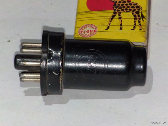 Радиолампа 6SK7 U.S.A. 1949г.