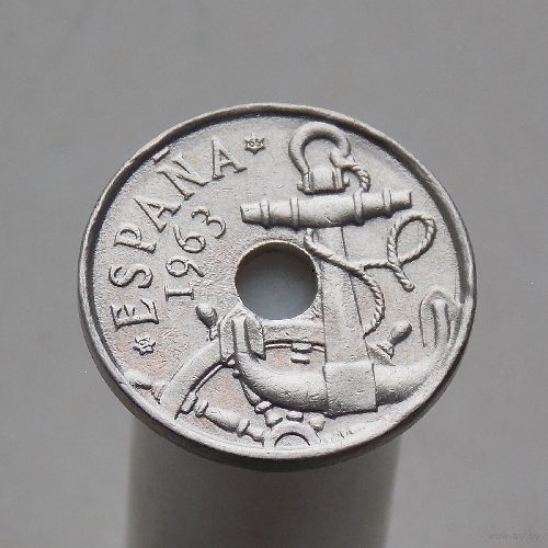 Испания 50 сентимо 1963