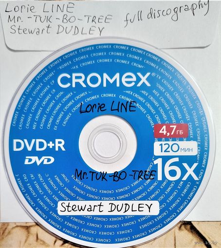 DVD MP3 полная дискография Lorie LINE, Mr.-TUK-BO-TREE, Stewart DUDLEY (New age) - 1 DVD