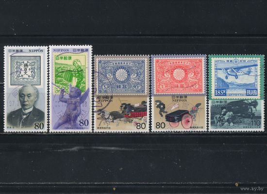 Япония 1994-95 Марка на марке #2246,2283-4,2306,2332