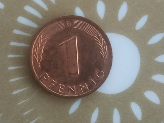 ФРГ  1 пфеннинг  1995 год.