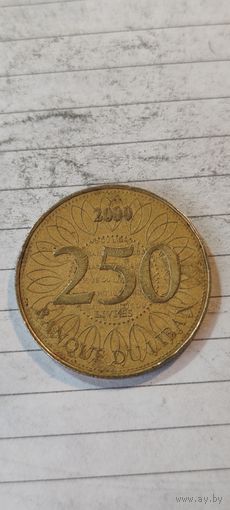 Ливан 250 ливрес 2000