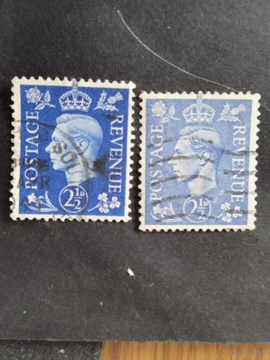 Великобритания  1937  2 м  к-ль Георг VI