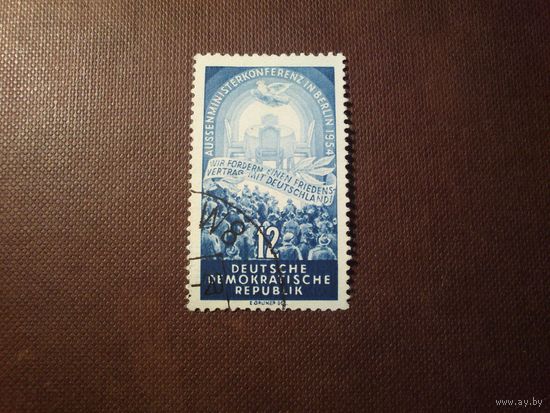 Германия .ГДР 1954 г.Берлинская конференция.
