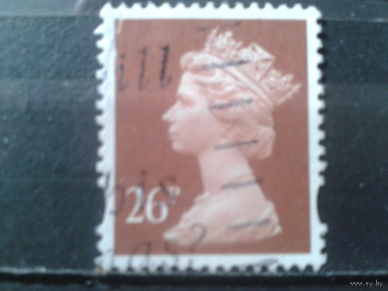 Англия 1996 Королева Елизавета 2  26 пенсов