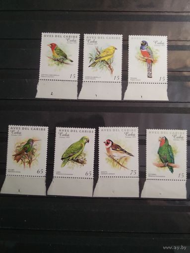 Куба 1997 г. Птицы.