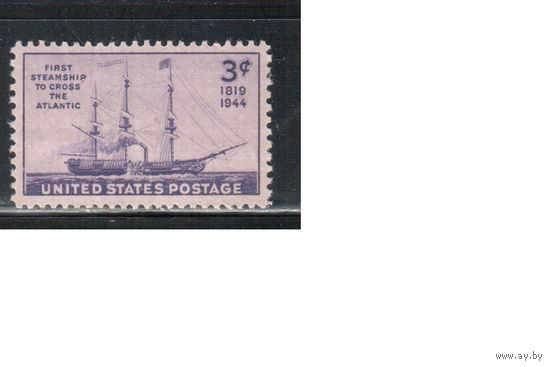 США-1944, (Мих.526), * , Флот, Корабль (одиночка),