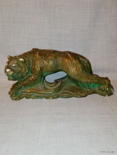 Тигр большой гипсовый в реставрацию