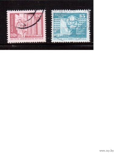 ГДР-1973 (Мих.1820-1821) , гаш. , Стандарт